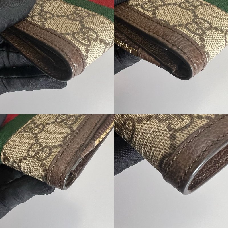 GUCCI 725662 老花對開短夾-8