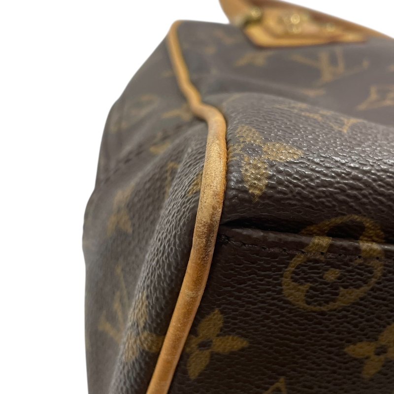 LOUIS VUITTON 路易威登 M40026 MANHATTAN PM 曼哈頓手提包 PVC帆布 老花 棕色 金釦-7