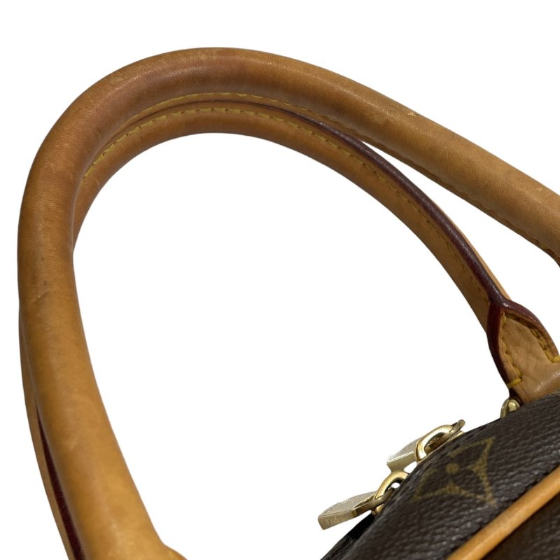 LOUIS VUITTON 路易威登 M40026 MANHATTAN PM 曼哈頓手提包 PVC帆布 老花 棕色 金釦-10