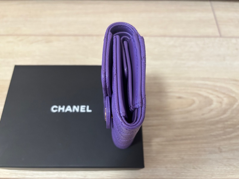 Chanel 香奈兒 三折短夾(全新)芯片款-3