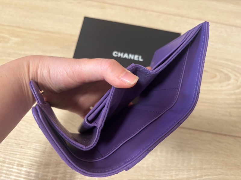 Chanel 香奈兒 三折短夾(全新)芯片款-6