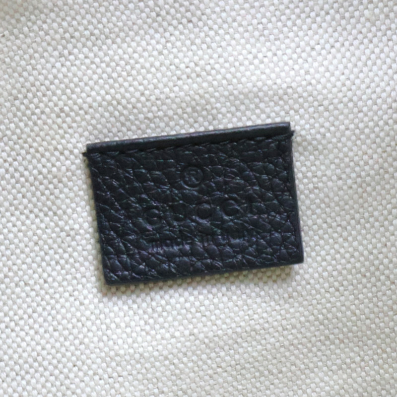 黑色 牛皮 Gucci 印花 腰包【GUCCI 古馳】 530412-6