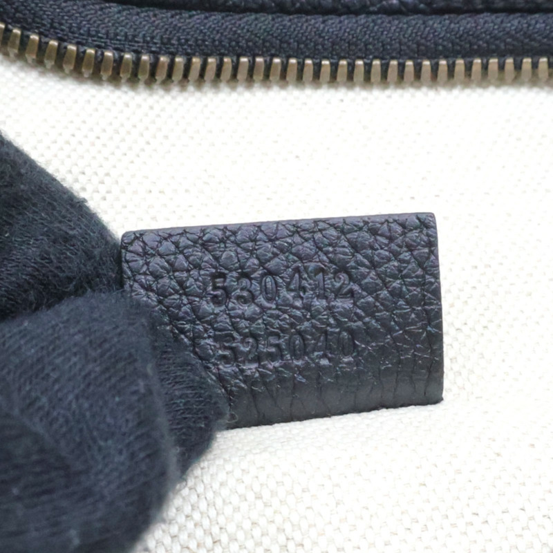 黑色 牛皮 Gucci 印花 腰包【GUCCI 古馳】 530412-7