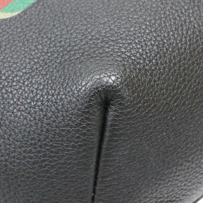 黑色 牛皮 Gucci 印花 腰包【GUCCI 古馳】 530412-9