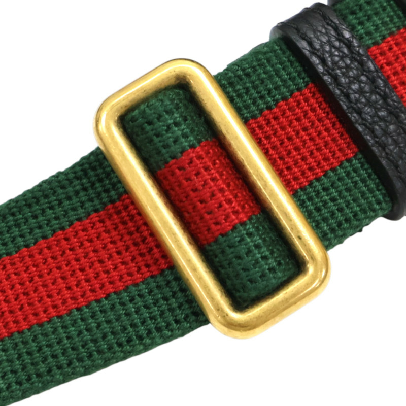 黑色 牛皮 Gucci 印花 腰包【GUCCI 古馳】 530412-15