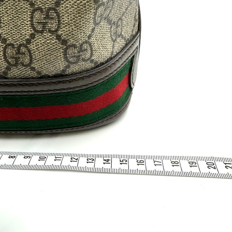 【美收精品】GUCCI 經典GG印花帆布迷你水桶包 C-201【隔月月中將轉賣至日本 上架期限30天】-11