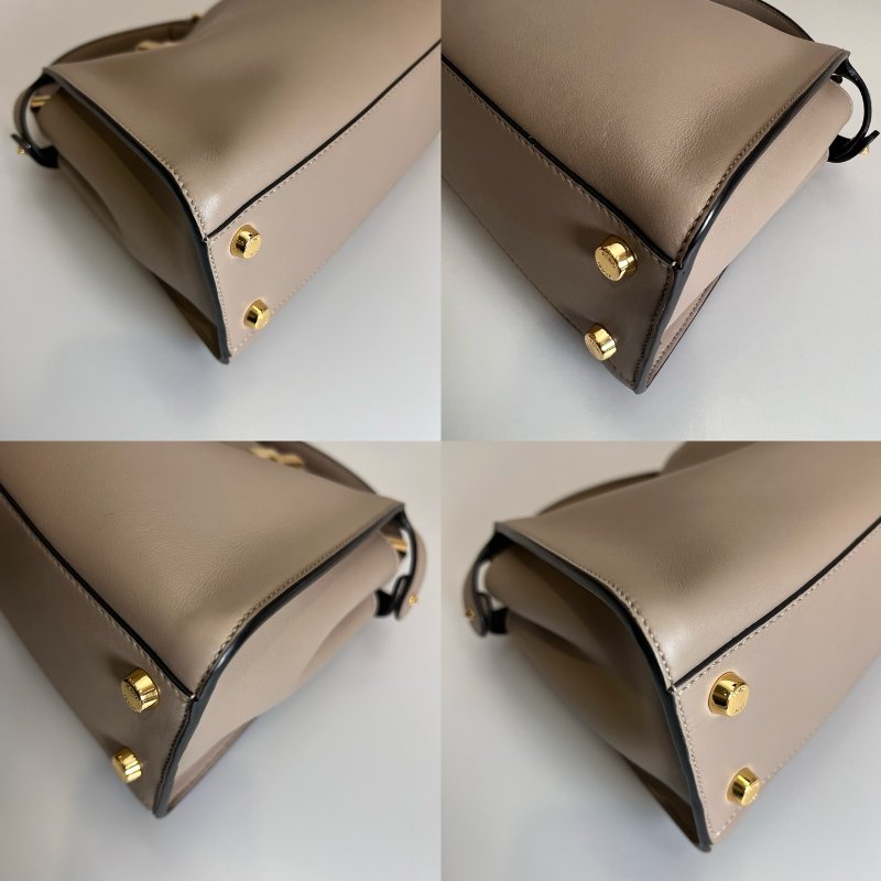 FENDI 8BN302  大象灰Peekaboo Essentially肩背包-11
