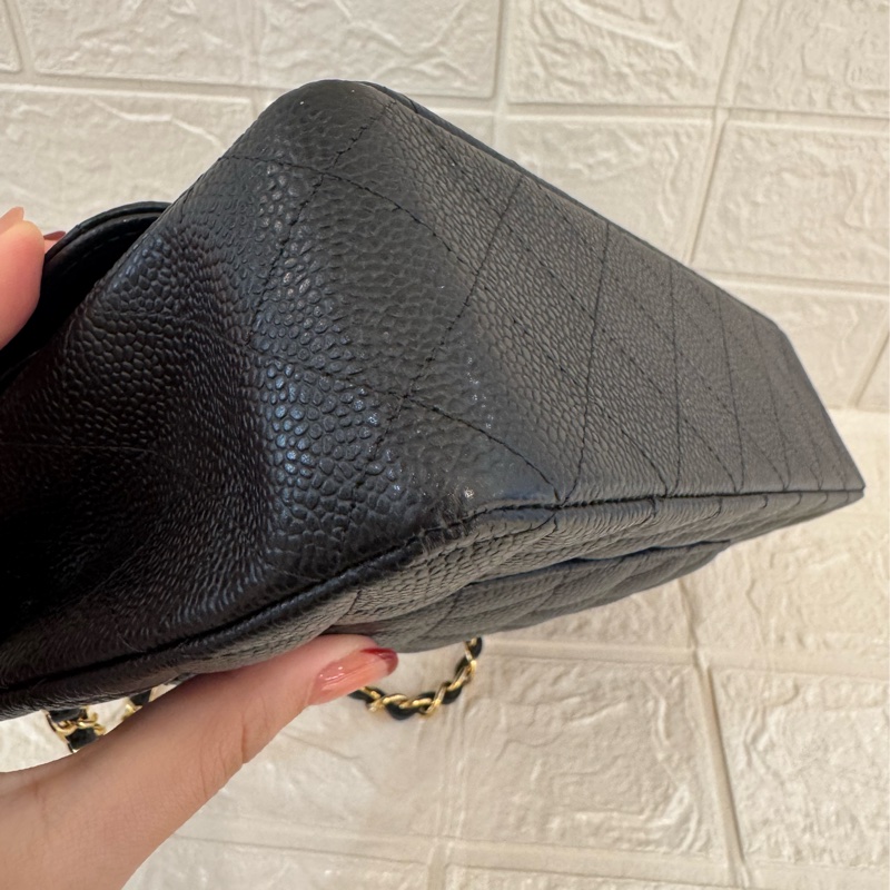 Chanel黑荔枝金雙C coco25 經典不敗✨✨-6