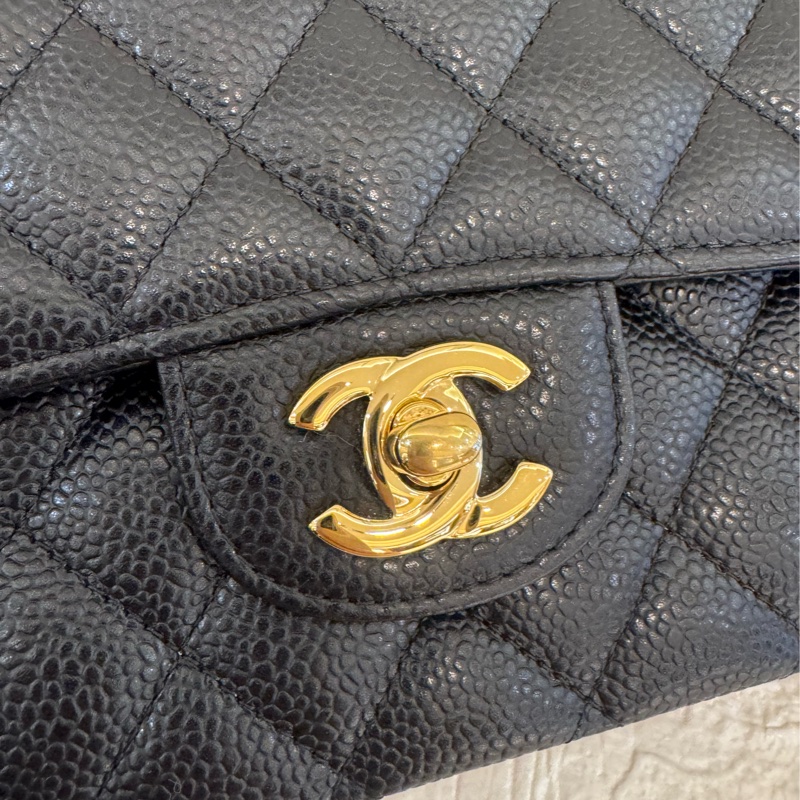 Chanel黑荔枝金雙C coco25 經典不敗✨✨-11