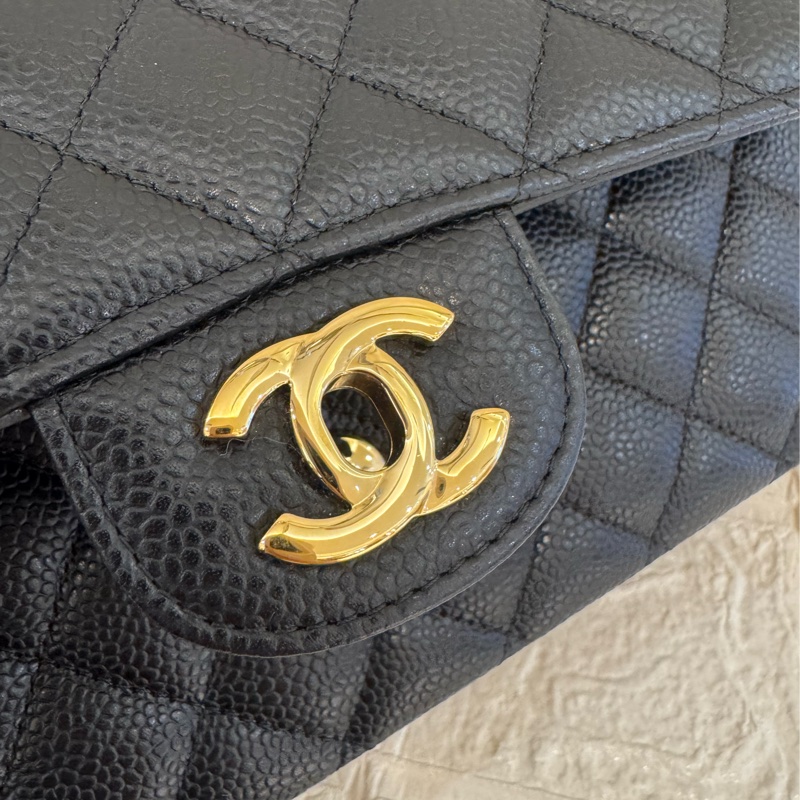 Chanel黑荔枝金雙C coco25 經典不敗✨✨-12