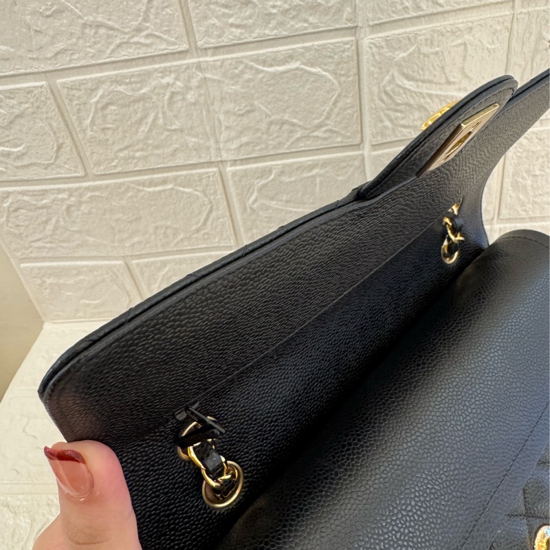 Chanel黑荔枝金雙C coco25 經典不敗✨✨-15