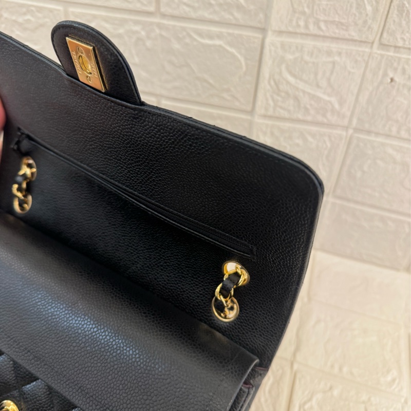 Chanel黑荔枝金雙C coco25 經典不敗✨✨-16