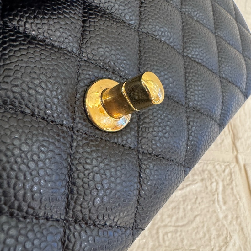 Chanel黑荔枝金雙C coco25 經典不敗✨✨-21