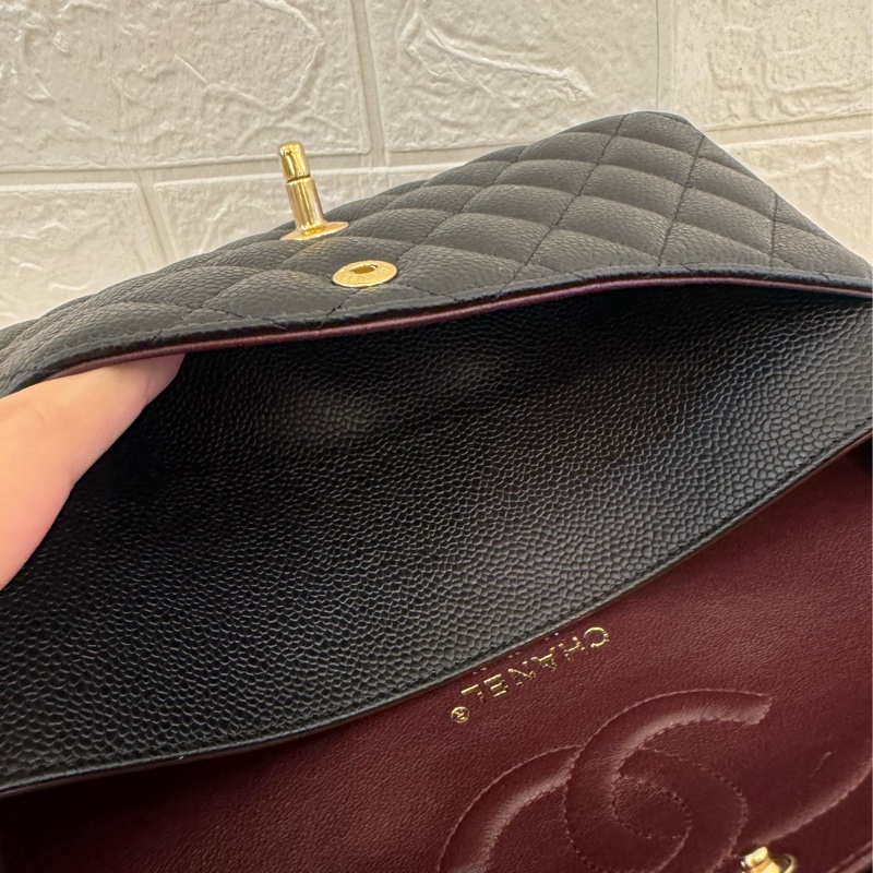 Chanel黑荔枝金雙C coco25 經典不敗✨✨-34