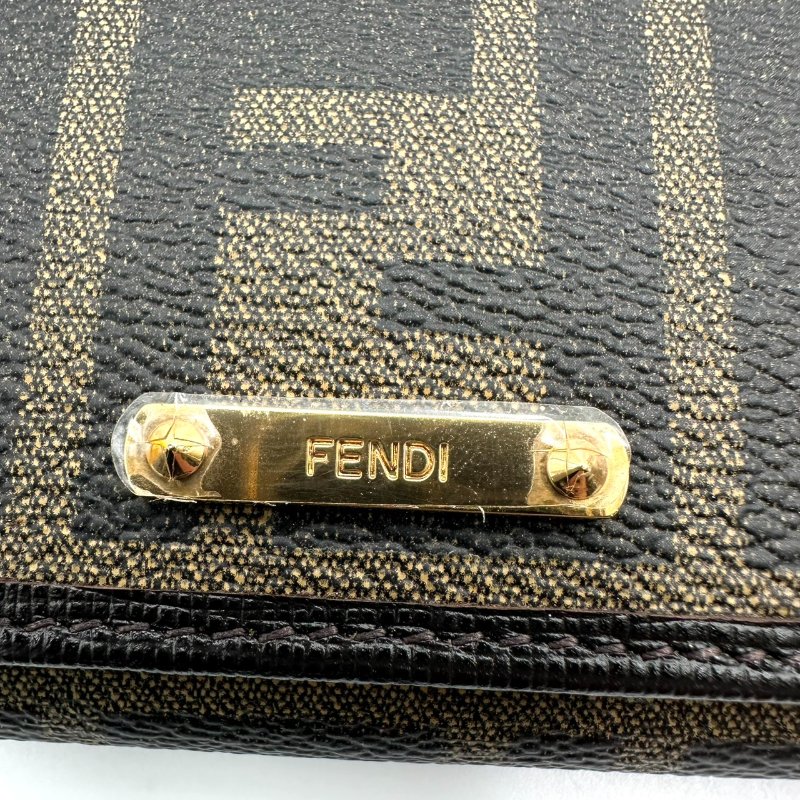 【美收精品】FENDI 棕色皮夾 C-200【隔月月中將轉賣至日本 上架期限30天】-10