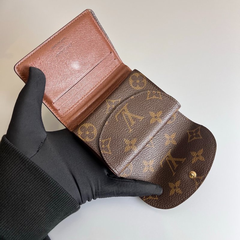 LV M60253 老花三折短夾-5