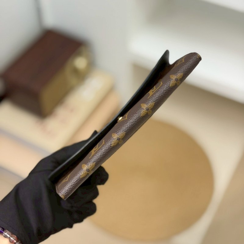 🏷LV 路易威登．Emilie 拚色長夾 M82157 芯片款-12