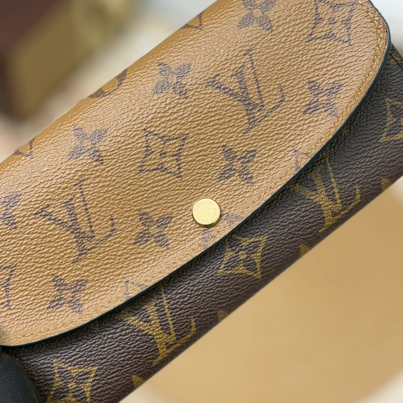 🏷LV 路易威登．Emilie 拚色長夾 M82157 芯片款-14