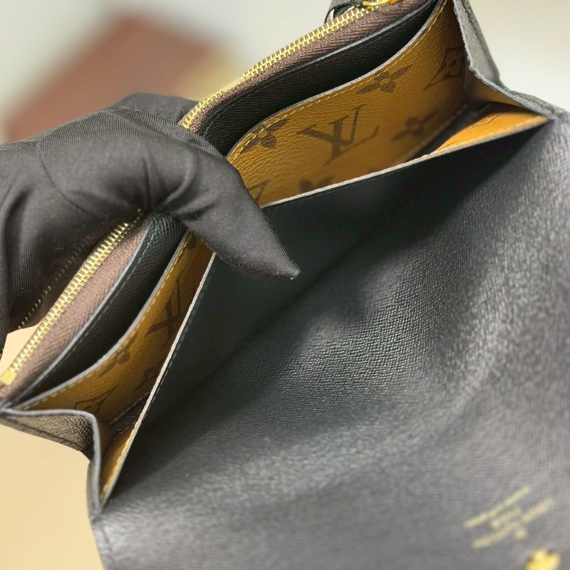 🏷LV 路易威登．Emilie 拚色長夾 M82157 芯片款-18