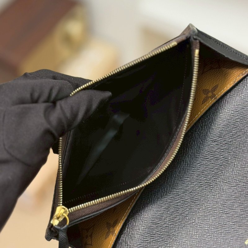 🏷LV 路易威登．Emilie 拚色長夾 M82157 芯片款-20