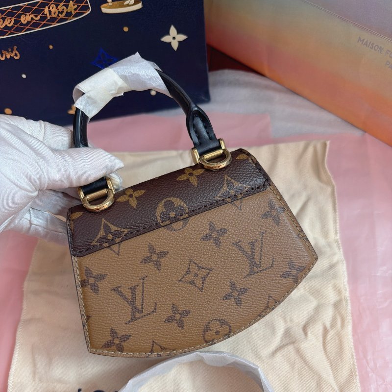 全新芯片款 路易威登/Louis Vuitton Tillsit老花迷你拼色扇子包 谷愛凌同款-1