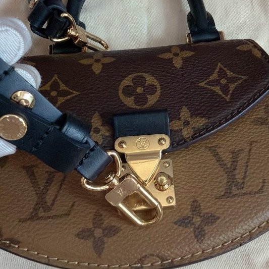 全新芯片款 路易威登/Louis Vuitton Tillsit老花迷你拼色扇子包 谷愛凌同款-8