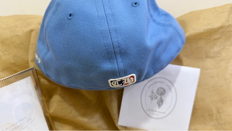 Chorme Hearts 克羅心 藍色愛心藤蔓刺繡棒球帽-6