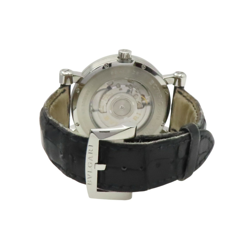 藍色錶盤 皮帶 不鏽鋼 Sotirio 腕錶【BVLGARI 寶格麗】 SB42SDR-4