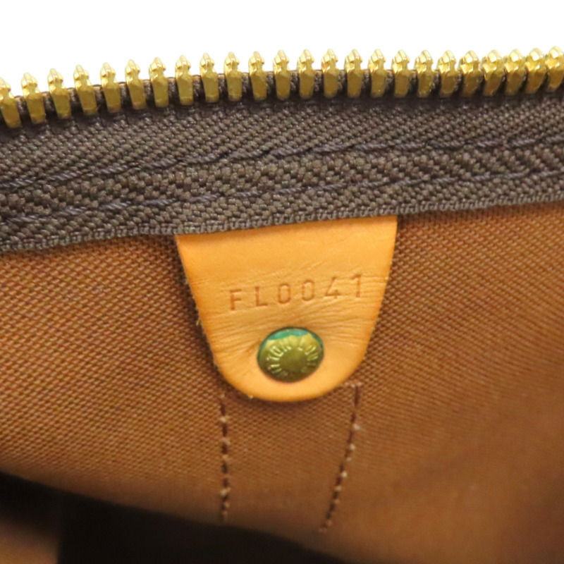 棕色 原花帆布 Keepall 55 行李袋 手提包 無鑰匙【LOUIS VUITTON LV 路易威登】 M41424-8