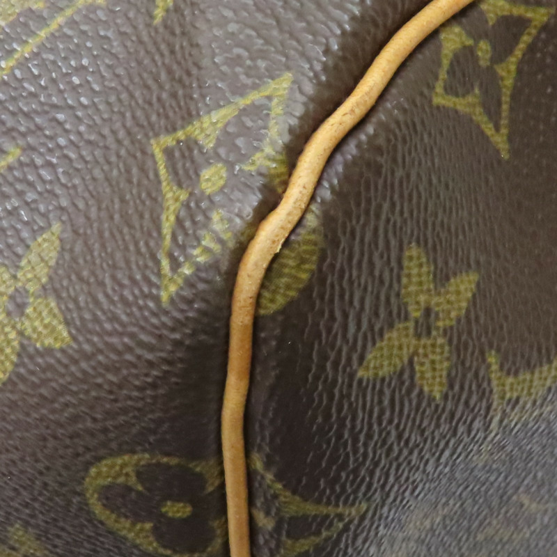 棕色 原花帆布 Keepall 55 行李袋 手提包 無鑰匙【LOUIS VUITTON LV 路易威登】 M41424-11