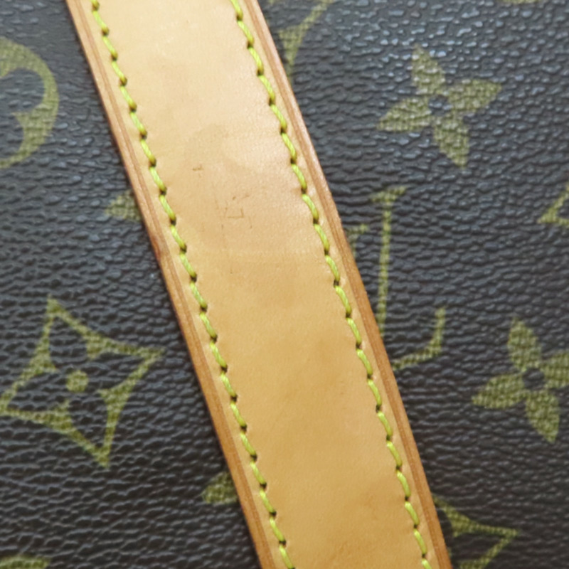 棕色 原花帆布 Keepall 55 行李袋 手提包 無鑰匙【LOUIS VUITTON LV 路易威登】 M41424-15