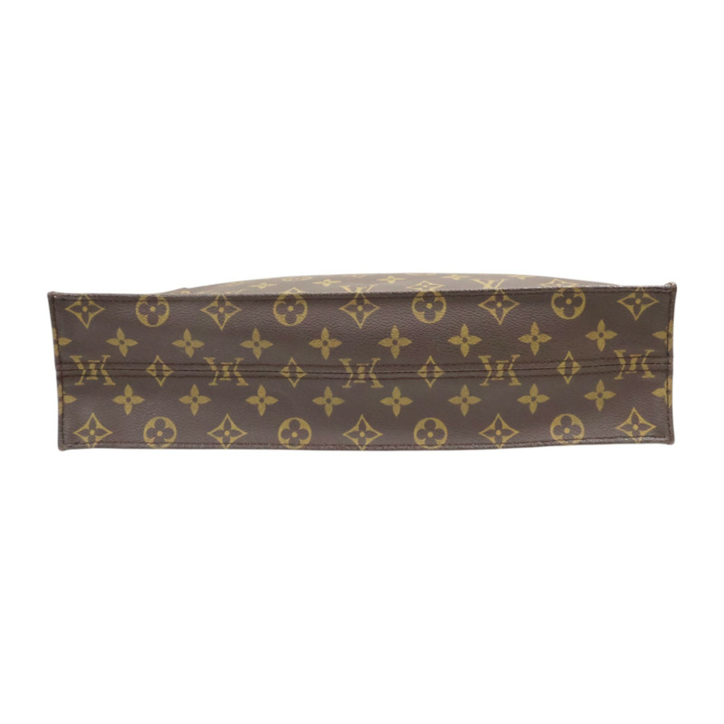 棕色 原花帆布 Sac Plat 手提包【LOUIS VUITTON LV 路易威登】 M51140-3