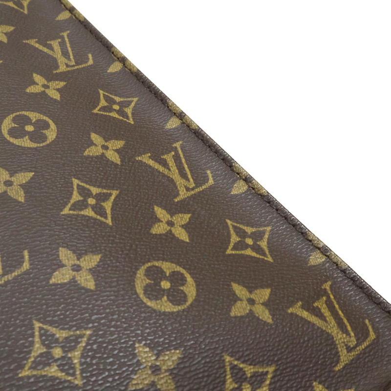 棕色 原花帆布 Sac Plat 手提包【LOUIS VUITTON LV 路易威登】 M51140-12