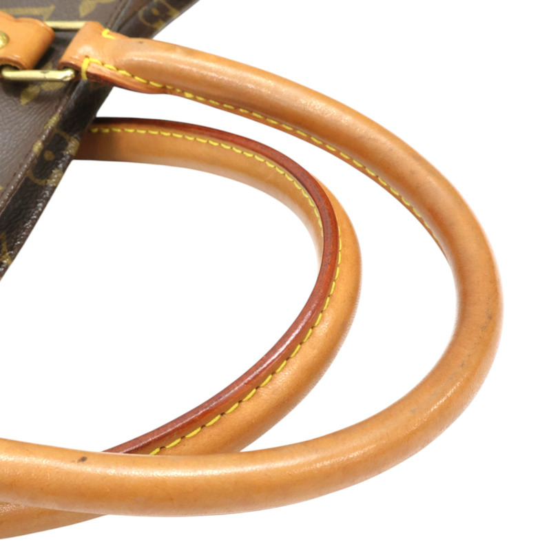 棕色 原花帆布 Sac Plat 手提包【LOUIS VUITTON LV 路易威登】 M51140-16