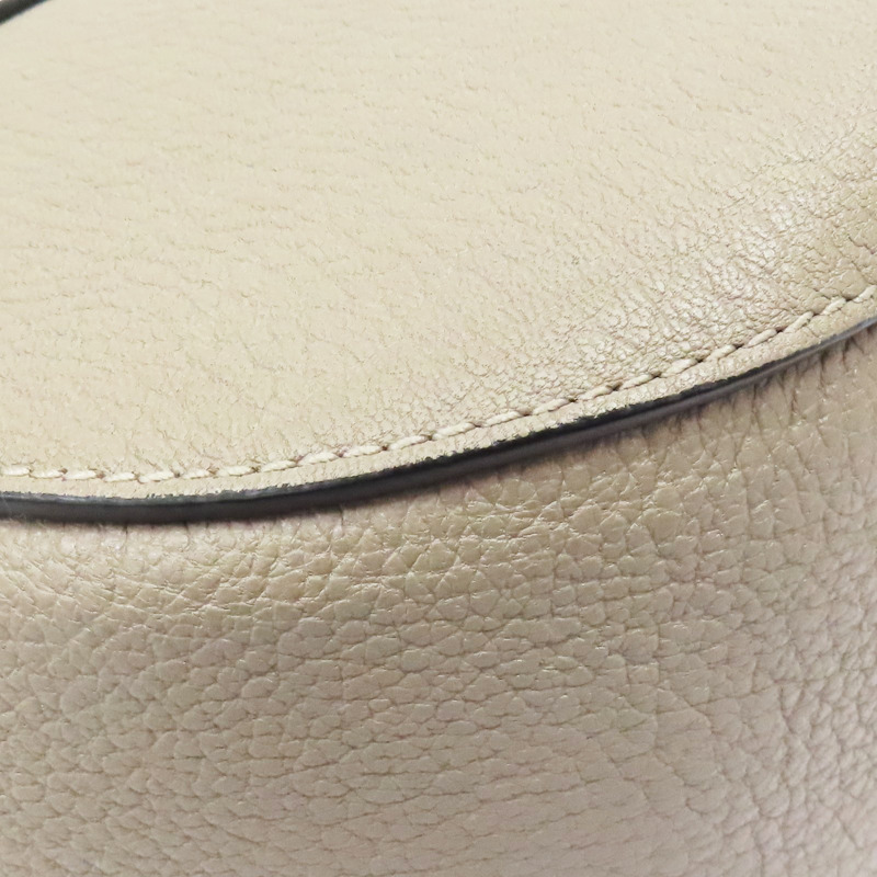 奶茶色 牛皮 肩背包【Chloe 克羅伊】-10