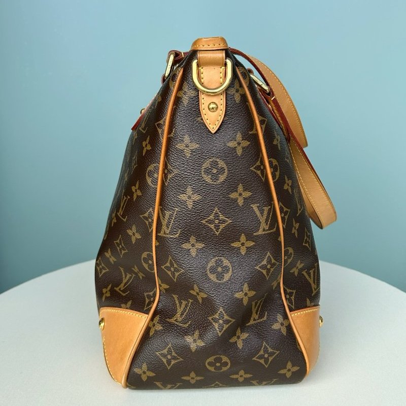 路易威登/Louis Vuitton 老花塗層帆佈托特狩獵包 肩背包-2