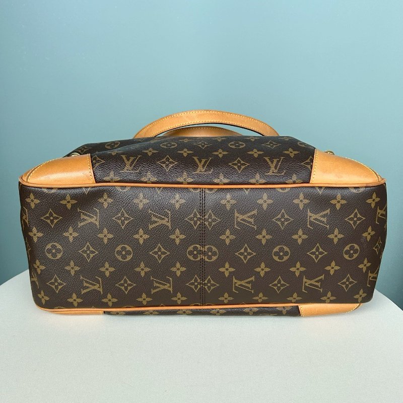 路易威登/Louis Vuitton 老花塗層帆佈托特狩獵包 肩背包-7