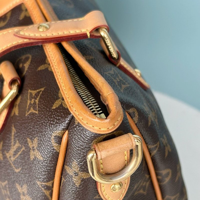 路易威登/Louis Vuitton 老花塗層帆佈托特狩獵包 肩背包-13