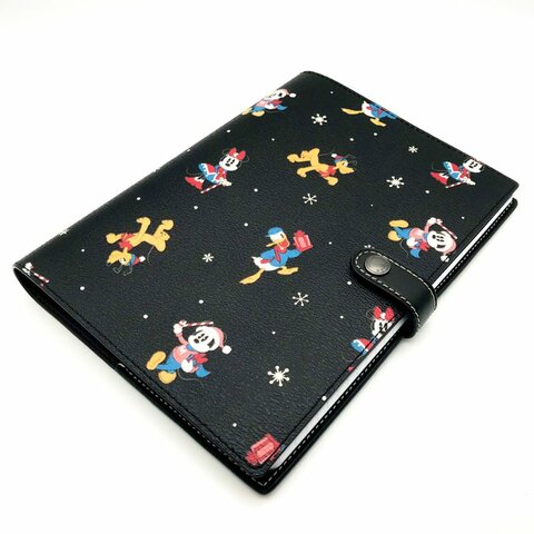 【COACH】x 迪士尼聯名款按釦皮革筆記本