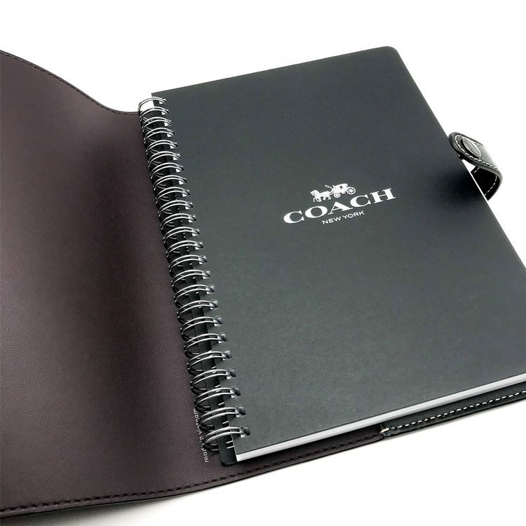 【COACH】x 迪士尼聯名款按釦皮革筆記本-2
