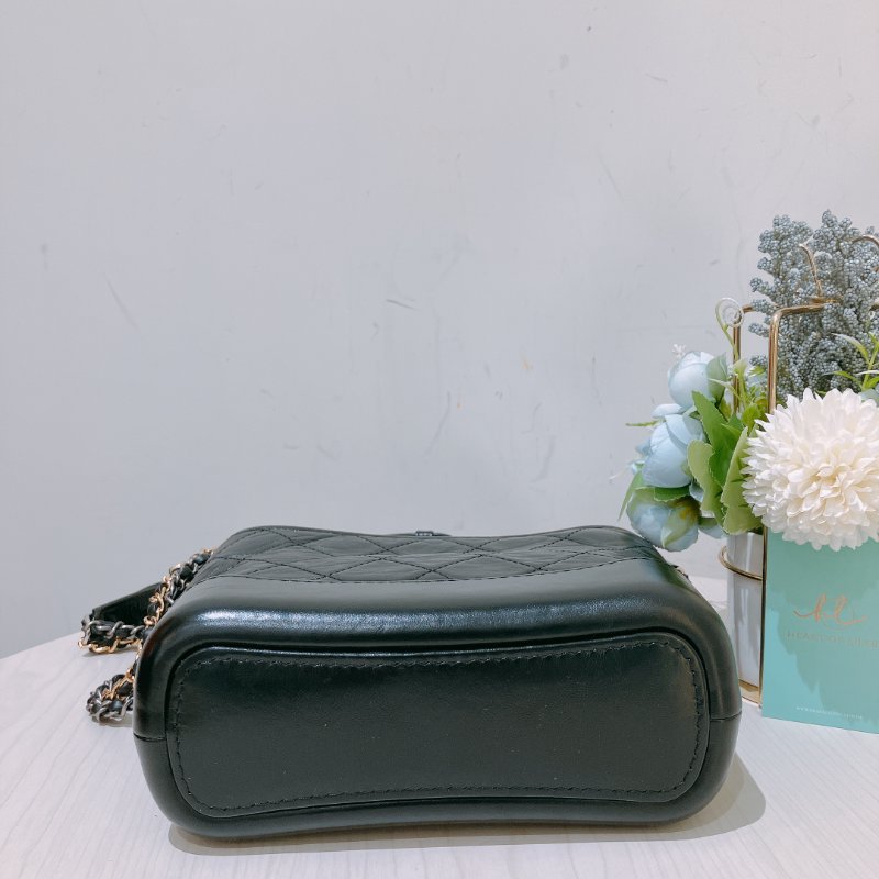 TK1950 Chanel 香奈兒迷你流浪包包Gabrielle Hobo Chain Bag Mini Black-27