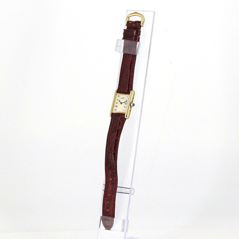 卡地亞 Must Tank SM GP W1003053 石英錶-1