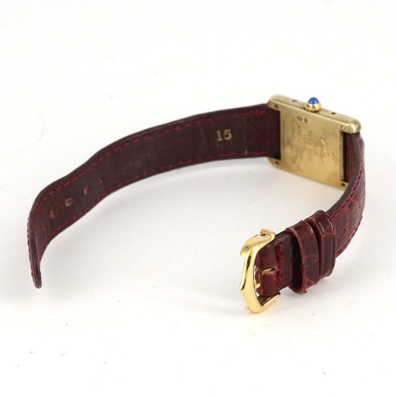 卡地亞 Must Tank SM GP W1003053 石英錶-6