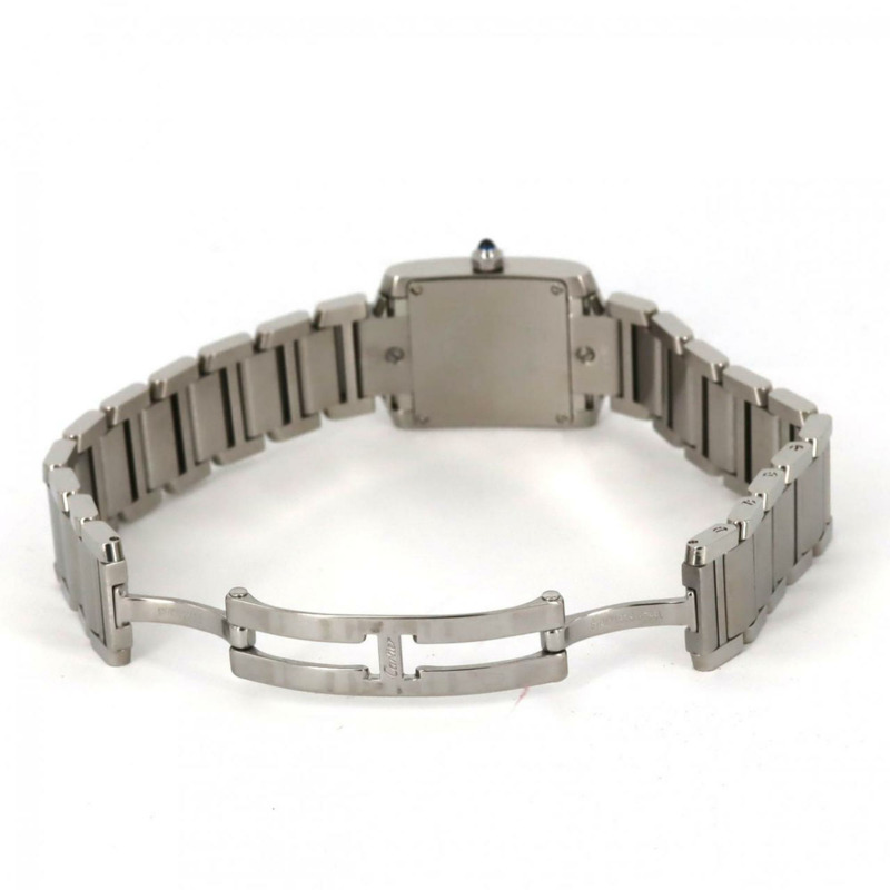 卡地亞 Tank Française SM W51008Q3 不鏽鋼石英錶-5