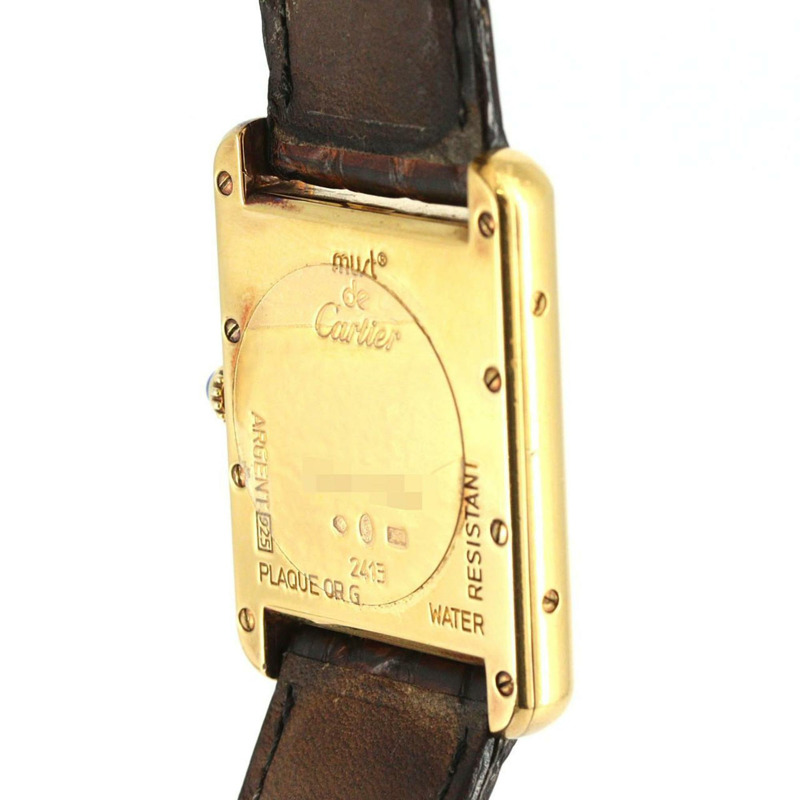 卡地亞 Must Tank GP LM W1013754 石英錶-5