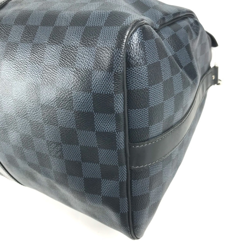 路易威登 N41349 Damier Cobalt Keepall Bandouliere 45 兩用單肩背包，波士頓帆布，男士，海軍藍-5