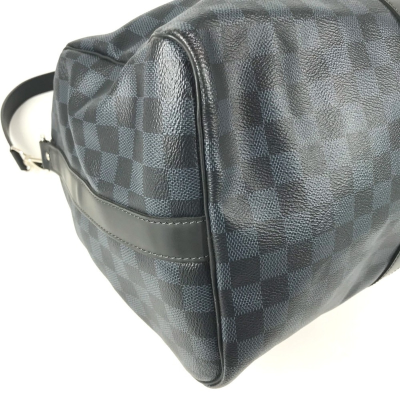 路易威登 N41349 Damier Cobalt Keepall Bandouliere 45 兩用單肩背包，波士頓帆布，男士，海軍藍-6