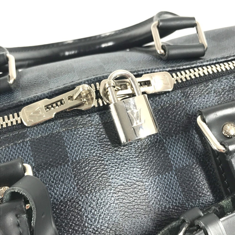 路易威登 N41349 Damier Cobalt Keepall Bandouliere 45 兩用單肩背包，波士頓帆布，男士，海軍藍-9