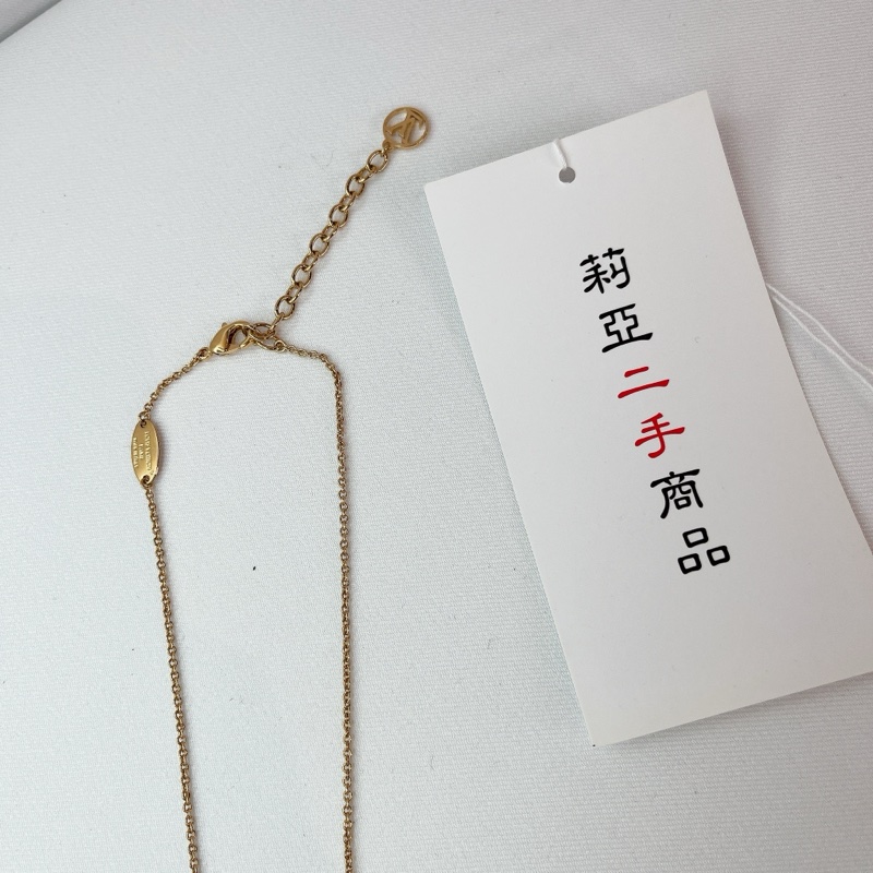 莉亞精品♡ LV M01424 情人節限定款式 愛心項鍊 二手-3
