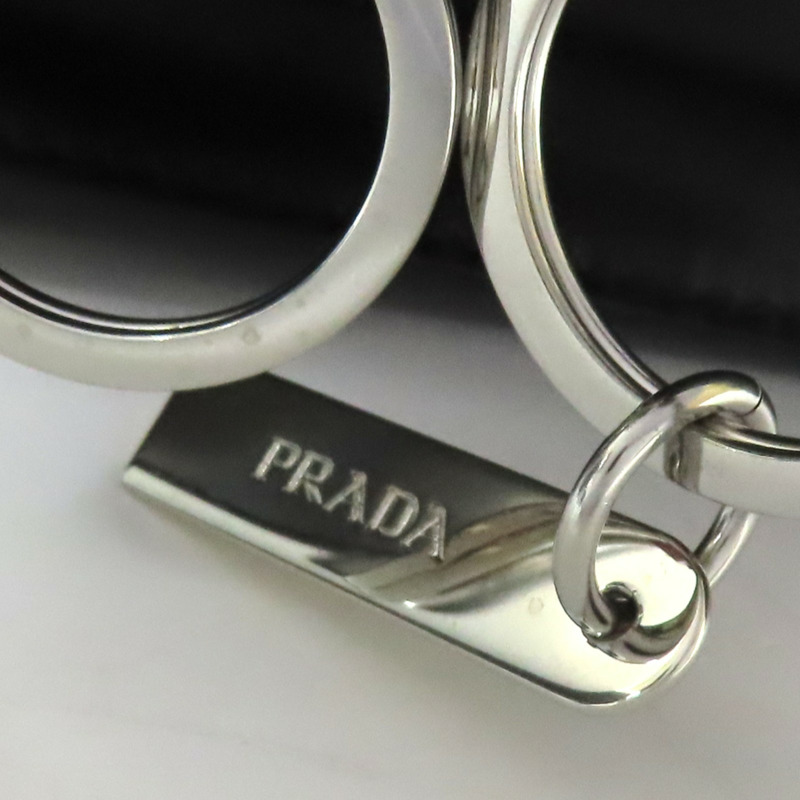 黑色 牛皮 Soft Sound 大號 肩背包【PRADA 普拉達】 1BD378-9